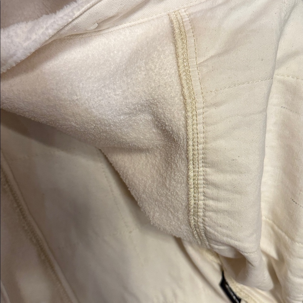 POL Cream Patchwork Button-Front Jean Jacket NWT - image 16